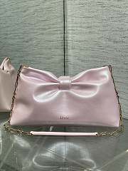 Jonathan Anderson Dior Bow Bag In Pink Size 30 - 4