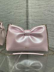 Jonathan Anderson Dior Bow Bag In Pink Size 26 - 1