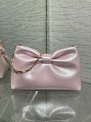 Jonathan Anderson Dior Bow Bag In Pink Size 26 - 4