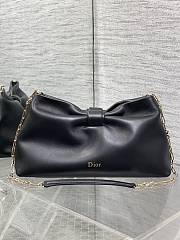 Jonathan Anderson Dior Bow Bag In Black Size 30 - 1