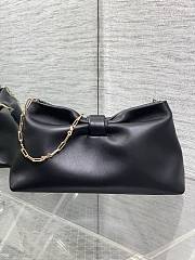 Jonathan Anderson Dior Bow Bag In Black Size 30 - 5