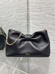 Jonathan Anderson Dior Bow Bag In Black Size 26 - 6