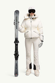 Moncler Women White Ski Trousers - 3