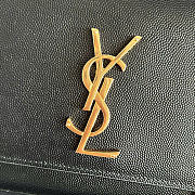 Ysl Saint Laurent Small Kate Shoulder Chain Bag Black - 2