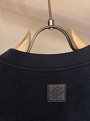 Louis Vuitton Embellished Signature Short-Sleeved T-Shirt Black - 3