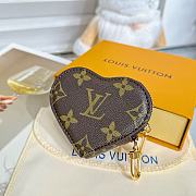 Louis Vuitton Monogram Miroir Heart Coin Purse Monogram - 1