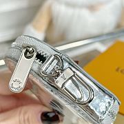 Louis Vuitton Monogram Miroir Heart Coin Purse Silver - 4