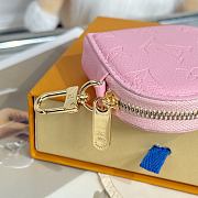 Louis Vuitton Monogram Miroir Heart Coin Purse Pink - 6