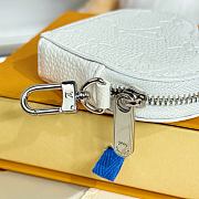 Louis Vuitton Monogram Miroir Heart Coin Purse White - 3