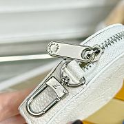 Louis Vuitton Monogram Miroir Heart Coin Purse White - 2