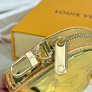 Louis Vuitton Monogram Miroir Heart Coin Purse Gold - 4