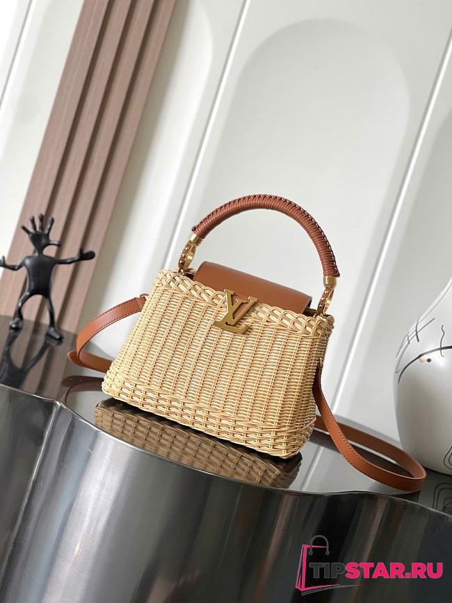 Louis Vuitton Capucines BB bag in Color Tan Brown - 1