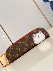Louis Vuitton Charlotte Pencil Case Burgundy Red - 1