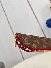 Louis Vuitton Charlotte Pencil Case Burgundy Red - 5