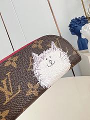 Louis Vuitton Charlotte Pencil Case Burgundy Red - 2