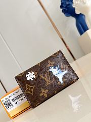 Louis Vuitton Slim Card Holder Monogram Snowy Pearl - 1