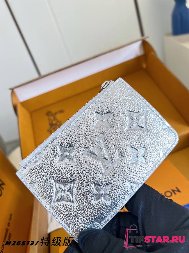 Louis Vuitton Romy Card Holder MONOGRAM EMPREINTE Silver - 1