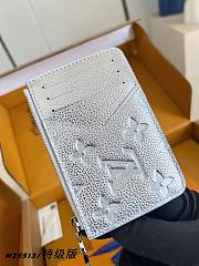 Louis Vuitton Romy Card Holder MONOGRAM EMPREINTE Silver - 2