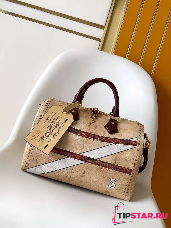 Louis Vuitton Speedy Soft 30 Bag Beige Color M28149 - 1