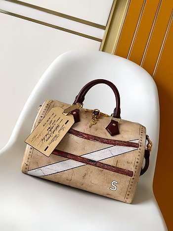 Louis Vuitton Speedy Soft 30 Bag Beige Color M28149