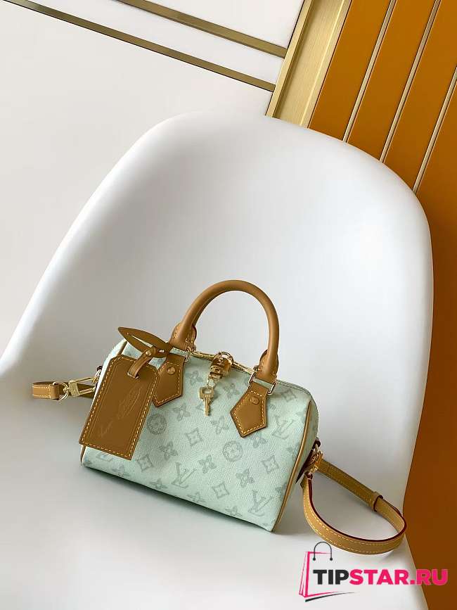 Louis Vuitton Speedy Bandoulière 20 Bag Monogram Origine Vert Asnière - 1