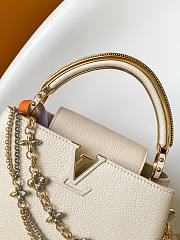 Louis Vuitton Capucines BB Bag In White Color - 6