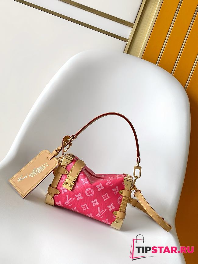 Louis Vuitton MM Side Trunk Bag Other Monogram Canvas Pink - 1