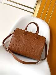 Louis Vuitton Speedy Soft 30 Monogram Emprint Bag in Brown - 6