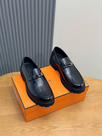 Hermès' Icone Loafer in black