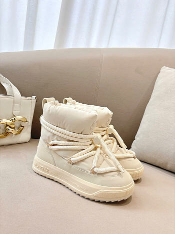 Moncler Altive Mid Snow Boots Ivory