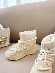 Moncler Altive Mid Snow Boots Ivory - 6