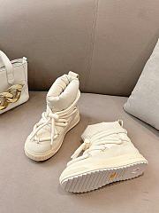 Moncler Altive Mid Snow Boots Ivory - 2