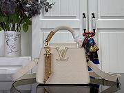 Louis Vuitton Capucines Mini Bag In Ivory Size 21x14x8 cm - 1