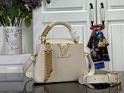 Louis Vuitton Capucines Mini Bag In Ivory Size 21x14x8 cm - 4