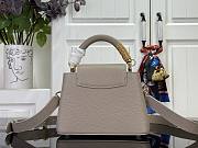 Louis Vuitton Capucines Mini Bag In Taupe Size 21x14x8 cm - 4