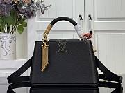 Louis Vuitton Capucines BB Bag In Black Size 27x18x9 cm - 1