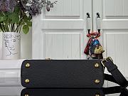Louis Vuitton Capucines BB Bag In Black Size 27x18x9 cm - 4