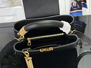 Louis Vuitton Capucines BB Bag In Black Size 27x18x9 cm - 3