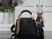 Louis Vuitton Capucines Mini Bag In Black Size 21x14x8 cm - 1