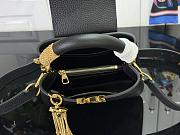 Louis Vuitton Capucines Mini Bag In Black Size 21x14x8 cm - 6