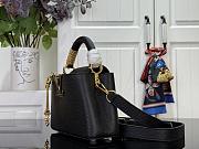 Louis Vuitton Capucines Mini Bag In Black Size 21x14x8 cm - 4