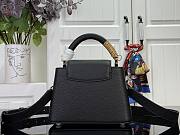 Louis Vuitton Capucines Mini Bag In Black Size 21x14x8 cm - 2
