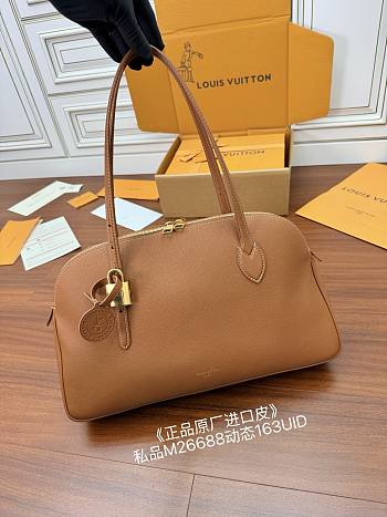 Louis Vuitton Low Key Duffle Tote Bag Cognac Brown