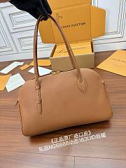 Louis Vuitton Low Key Duffle Tote Bag Cognac Brown - 5