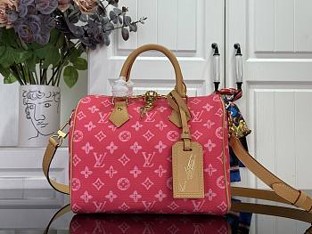 Louis Vuitton Speedy Bandouliere 25 Other Monogram Canvas Pink