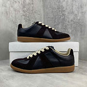 Maison Margiela suede sneakers in black - 1