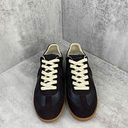 Maison Margiela suede sneakers in black - 3