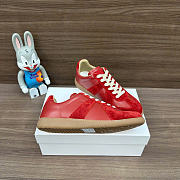 Maison Margiela suede sneakers in red - 2
