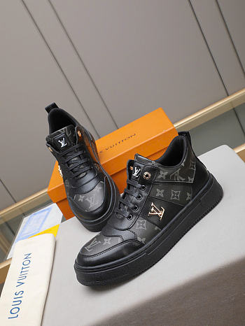 Louis Vuitton Monogram Low-Top Sneakers Black