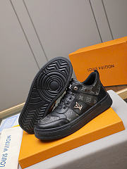 Louis Vuitton Monogram Low-Top Sneakers Black - 4